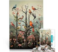 Puzzle da 1000 pezzi per adulti Arte degli uccelli - Becchi e bellezza Antistress Sfida difficile Adatto per la decorazione del desktop 52x38cm
