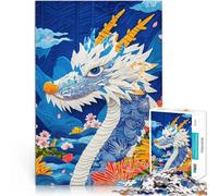 Puzzle da 1000 pezzi per adulti Arte del drago di carta per il giocattolo di sfida del gioco educativo offerte come regali per tutta la famiglia 75x50cm