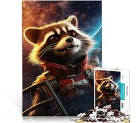Puzzle da 1000 pezzi per adulti Arte del procione per il giocattolo di sfida del gioco educativo Decorazioni e regali unici per la casa 52x38cm