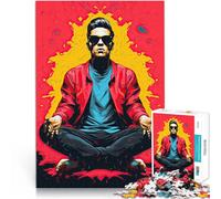 Puzzle da 1000 pezzi per adulti Arte della meditazione Fatto di legno,Adatto a persone dai 14 anni in su Gioco di decorazione della casa perché è ideale come regalo per tutta la famiglia。