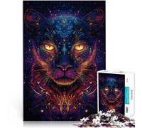 Puzzle da 1000 pezzi per adulti Arte fantasy della Pantera Nera giocattoli educativi per l'apprendimento Migliorare l'amore tra le coppie 38x26cm