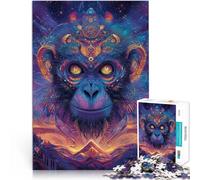 Puzzle da 1000 pezzi per adulti Arte fantasy delle scimmie Fatto di cartone Adatto a persone dai 14 anni in su Giocattoli per l'intrattenimento in famiglia Regali di compleanno e regali unici