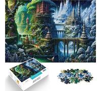 Puzzle da 1000 pezzi per adulti Arte fantasy mistica Giocattolo educativo intellettuale decomprimente Adatto per la decorazione del desktop 38x26cm