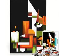 Puzzle da 1000 pezzi per adulti arte geometrica visionaria gioco impossibile decorazione per la casa ideale come regalo per tutta la famiglia 50x75cm