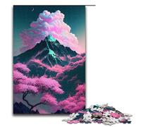 Puzzle da 1000 pezzi per adulti arte giapponese con fiori di ciliegio idee regalo per giocattoli educativi intellettuali decompressivi 75x50cm