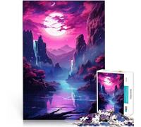 Puzzle da 1000 pezzi per adulti Arte giapponese dei fiori di ciliegio Gioco pratico con pezzi completamente interconnessi di forma casuale 38x26cm