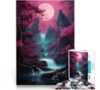Puzzle da 1000 pezzi per adulti Arte giapponese dei fiori di ciliegio Taglio di precisione con poster abbinato e foglio di quiz 52x38cm