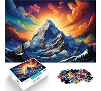 Puzzle da 1000 pezzi, per adulti, arte paesaggistica, decorazione per la casa, per alleviare lo stress, per le vacanze a casa, per i ragazzi dai 14 anni, 26 x 38 cm