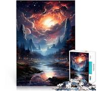 Puzzle da 1000 pezzi per adulti “ arte paesaggistica” Fatto di legno,Adatto a partire dai 14 anni Giocare con i giocattoli Regali di compleanno di Natale。misurare:50x75cm/19.68x29.52pollice