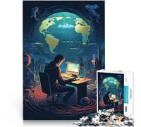 Puzzle da 1000 pezzi per adulti Arte su Internet Giocattoli che creano dipendenza e sfidano l'intelligenza del cervello Regalo per i compleanni 50x70cm