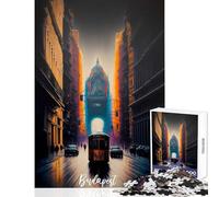 Puzzle da 1000 pezzi per adulti Artsy Budapest Decorazione per la casa Giocattoli Opera d'arte Regalo Gioco educativo Difficile e stimolante Dimensioni 38x26cm