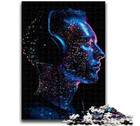 Puzzle da 1000 pezzi per adulti Ascoltare musica aiuta il cervello a esercitare Giocattoli avvincenti per coltivare la pazienza Adatto alle coppie 26x38cm