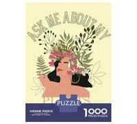 Puzzle Da 1000 Pezzi Per Adulti Ask Me About My Plants Puzzle Per Adolescenti Gioco Rompicapo Decorazione Per La Casa È Ideale Come Regalo 38x26cm/1000pcs