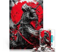 Puzzle da 1000 pezzi per adulti assassino samurai giapponese Fatto di cartone per e da 14 anni in su Gioco di famiglia per e Un'opera d'arte misurare:26x38cm/10.24 x 14.96pollice