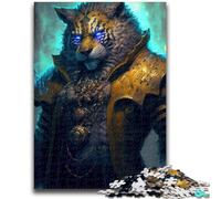 Puzzle da 1000 pezzi per adulti Astral Sorcerer Tigers, gioco educativo per famiglie con pezzi completamente interconnessi di forma casuale, 26x38cm