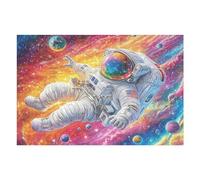 Puzzle Da 1000 Pezzi Per Adulti Astronaut Space Galaxy 1000 PCS 75x50cm Regalo Di Compleanno Per Adolescenti Adulti Hobby Divertente Perfetto Per Tempo Libero Esercizio