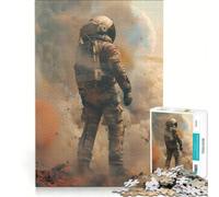 Puzzle da 1000 pezzi per adulti: astronauta che cammina su Marte, gioco impossibile, ideale per passare il tempo durante le vacanze, regalo di compleanno o di viaggio, 38x52cm