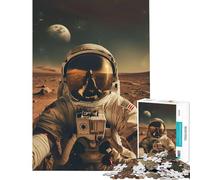 Puzzle da 1000 pezzi per adulti Astronauta che si fa un selfie su Marte Gioco educativo e stimolante ideale come regalo per attività in famiglia (dimensioni 38x52cm)