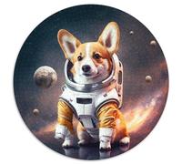 Puzzle da 1000 pezzi per adulti, Astronauta Corgi, puzzle impegnativi per adolescenti e famiglie - Gioco rompicapo fai da te, regalo (67,5x67,5 cm)