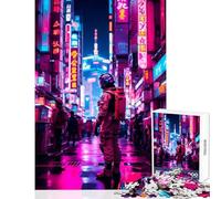 Puzzle da 1000 pezzi per adulti Astronauta in città giocattoli antistress ottimo regalo giochi educativi collezione di artisti belle arti dimensioni 38x52cm