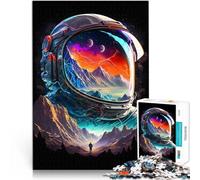 Puzzle da 1000 pezzi per adulti Astronauta incredibile Antistress Vacanza in patria Uccidere il tempo Gioco educativo per compleanno e Natale 38x26cm