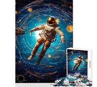 Puzzle da 1000 pezzi per adulti,astronauta nello spazio,giocattolo educativo,regalo per donne e uomini,gioco pratico,collezione di artisti,belle arti,dimensioni 50x75cm