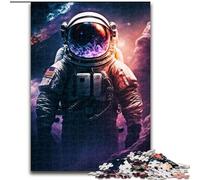Puzzle da 1000 pezzi per adulti "Astronauta nello spazio". Puzzle impossibili per adulti, dimensioni 50x75cm. Un rompicapo fai da te stimolante, perfetto per famiglie o come regalo decorativo.