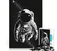 Puzzle da 1000 pezzi per adulti: astronauta nello spazio,ritaglio preciso,gioco di abilità,svago,divertimento,regalo di compleanno (50x75cm)