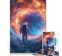 Puzzle da 1000 pezzi per adulti: Astronauta nello spazio,ritaglio preciso,gioco di logica,divertimento per il tempo libero,compleanno,gioco artistico (50x75cm)