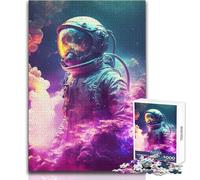 Puzzle da 1000 pezzi per adulti Astronauta smarrito Goditi un dolce relax e svago Misura stabile e taglio preciso Dimensioni del giocattolo: 38x26cm