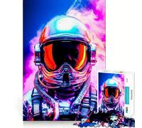 Puzzle da 1000 pezzi per adulti,astronauta,spazio,nebulosa,taglio preciso,arte,gioco di logica,divertimento per il tempo libero,compleanno,gioco artistico (38x52cm)
