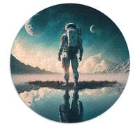 Puzzle da 1000 pezzi per adulti, Astronauta su un nuovo pianeta, puzzle in cartone, opera d'arte, decorazione, giocattolo di intelligenza per giochi al chiuso in famiglia (67,5x67,5cm)