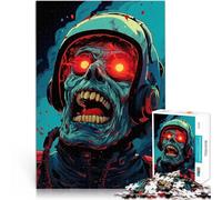 Puzzle da 1000 pezzi per adulti Astronauta Zombie Difficile da completare ma divertente e umoristico Migliorare l'amore tra le coppie 52x38cm