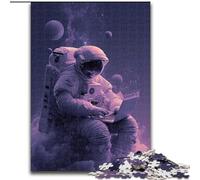 Puzzle da 1000 pezzi per adulti "Astronauti al lavoro" in cartone, regalo perfetto per compleanni, Natale, Halloween, Ringraziamento, Pasqua (dimensioni 26x38cm)