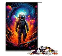Puzzle da 1000 pezzi per adulti Astronauti nell'universo misterioso gioco educativo giocattolo opera d'arte regalo 75x50 cm