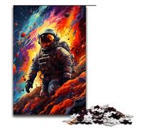 Puzzle da 1000 pezzi per adulti "Astronauti nell'universo misterioso" rompicapo regalo di Natale e compleanno 75x50 cm