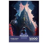 Puzzle Da 1000 Pezzi Per Adulti Astronauts Dark Cathedral Puzzle Per Adolescenti Gioco Rompicapo Decorazione Per La Casa È Ideale Come Regalo 38x26cm/1000pcs