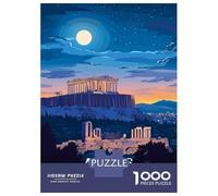 Puzzle Da 1000 Pezzi Per Adulti Athens Greece Travel Puzzle Per Adulti Gioco Rompicapo Difficile Compleanno E Natale 70x50cm/1000pcs