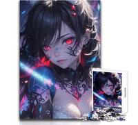 Puzzle da 1000 pezzi per adulti, attività per famiglie con lo stregone nero, gioco rompicapo, fantastici regali e giocattoli (dimensioni 38x26cm)