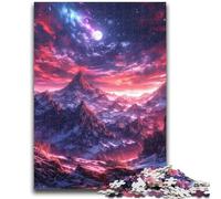 Puzzle da 1000 pezzi per adulti Aurora boreale Vacanza ammazza tempo con pezzi completamente incastrati di forma casuale 26X38CM