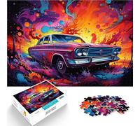Puzzle da 1000 pezzi per adulti auto abbandonata Cartoon puzzle adatto per la decorazione della scrivania 50 x 74,9 cm per adolescenti dai 14 anni in su