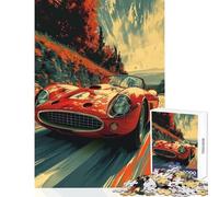 Puzzle da 1000 pezzi per adulti auto Ferrari Legend GTO giocattoli per la decorazione della casa regali di compleanno gioco pratico adatto per la decorazione del desktop dimensioni 38x26cm