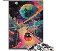 Puzzle da 1000 pezzi per adulti "Auto sportive tra le nuvole" Puzzle in cartone, ideale per decorare casa e ufficio, regalo perfetto per il compleanno 1000 pezzi(26x38cm)