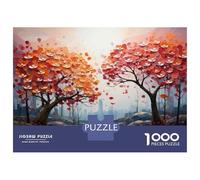 Puzzle Da 1000 Pezzi Per Adulti Autumn Trees Falling Leaves Puzzle Giochi Rilassanti Taglio Di Precisione Regali Unici Per Compleanni E Occasioni Speciali 52x38cm/1000pcs