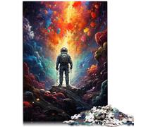 Puzzle da 1000 pezzi per adulti avventurosi astronauti puzzle gioco di partecipazione 26 x 38 cm, decorazione per la casa unica e regali per adolescenti dai 14 anni in su