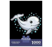 Puzzle Da 1000 Pezzi Per Adulti Baby Beluga Whale Gift Puzzle Per Adulti Giochi Rilassanti Per Divertimento in Famiglia Riduzione Dello Stress Regali 38x26cm/1000pcs