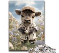 Puzzle da 1000 pezzi per adulti Baby Buffalo 1000 pezzi per adulti, giocattoli avvincenti per la decorazione della casa (50x75cm)