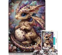 Puzzle da 1000 pezzi per adulti, Baby Dragon, puzzle da 1000 pezzi per adolescenti, giocattoli, giochi educativi, antistress, collezione di artisti, belle arti, 26x38cm