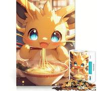 Puzzle da 1000 pezzi per adulti,Baby Dragon Ramen,decorazione con ritagli precisi,gioco rompicapo cognitivo,gioco libero,regalo di compleanno (38x26cm)