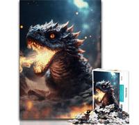 Puzzle da 1000 pezzi per adulti, Baby Fire Dragon, per adolescenti, giocattoli educativi, ideali come regalo per tutta la famiglia (38x26cm)